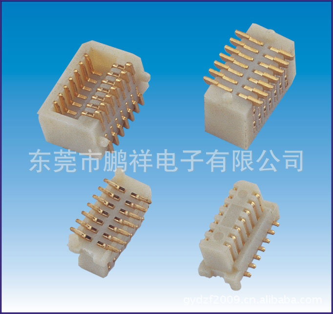800系列，0.8mm間距側(cè)插板對(duì)板連接