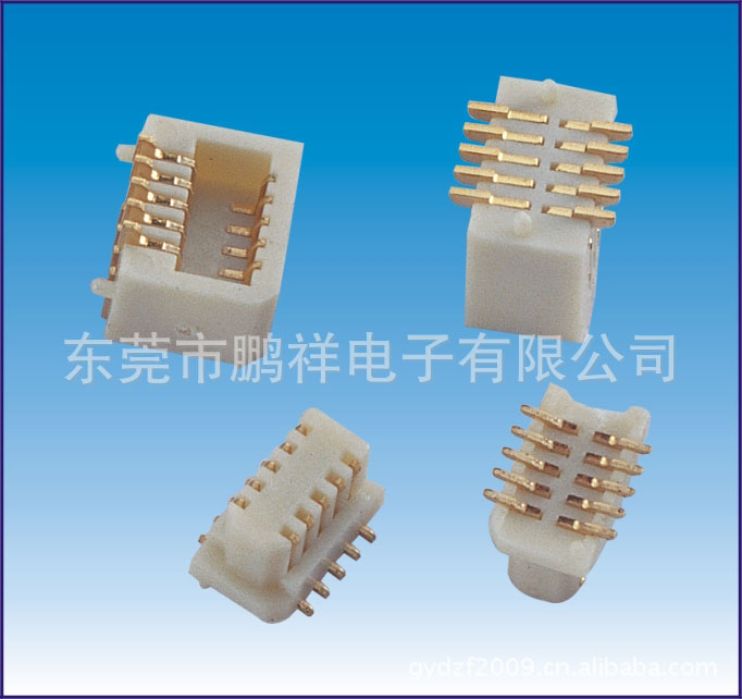 800系列，0.8mm間距側(cè)插板對(duì)板連接