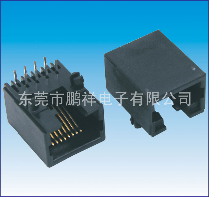 RJ45系列，8P8C 90度全塑