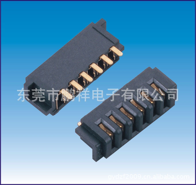 2500系列，2.5mm間距電池座母座SM