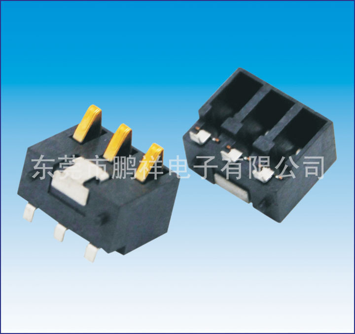 CP70系列，2.5mm彈片電池連接器