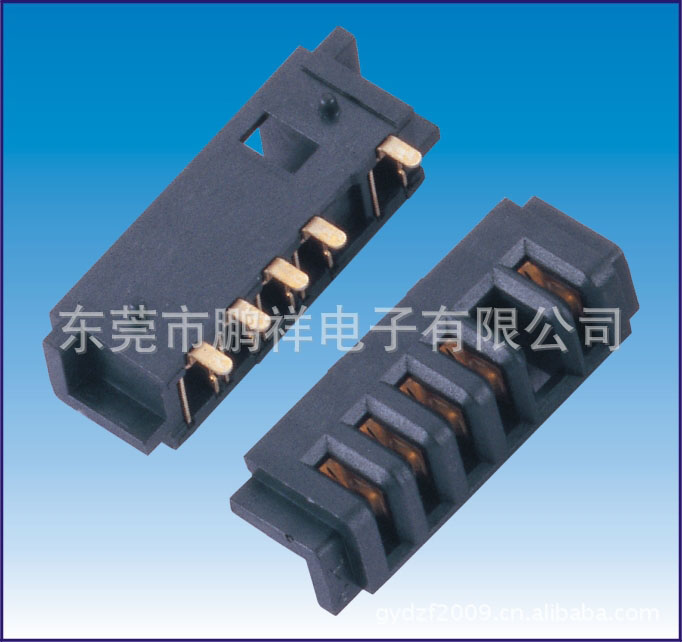 2504系列，2.5mm左防呆電池母座SM