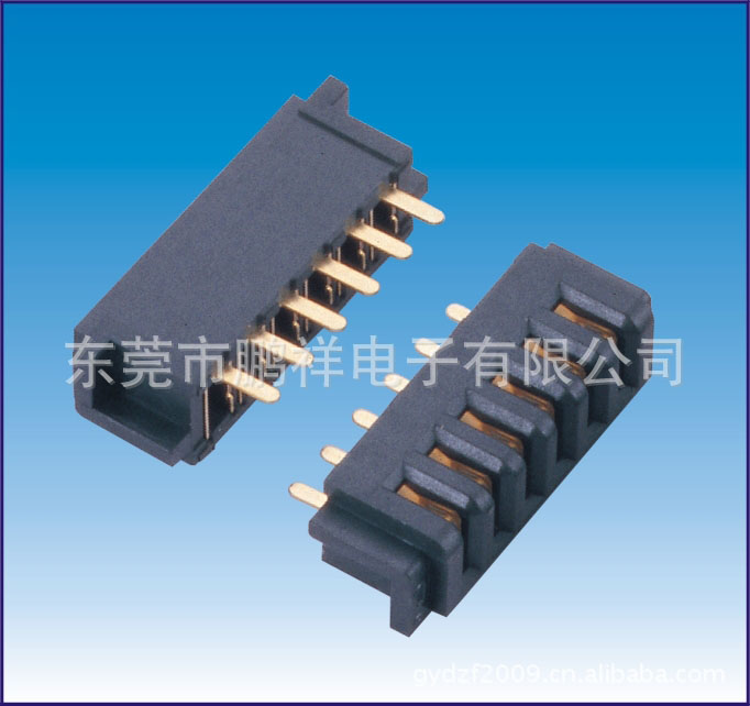 2500系列，2.5mm間距電池母座180度