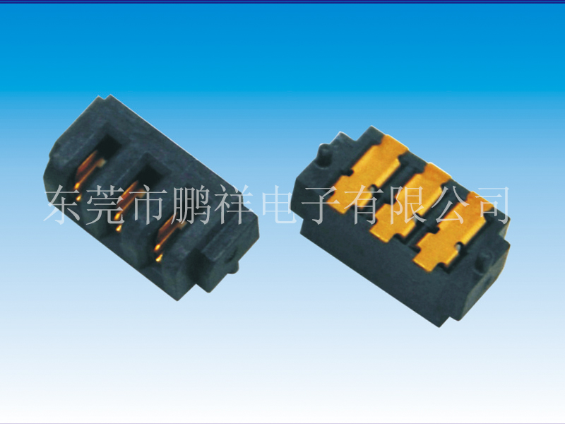 027系列B款，2.0mm間距3PIN電池母